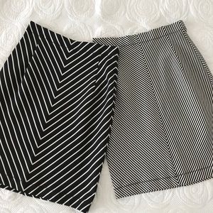 Pair of Byron Lars Zig Zag Skirts